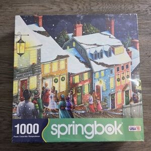 Christmas Carolers - 1000 Piece Jigsaw Puzzle by Springbok